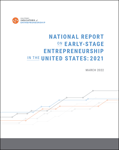 Cover of 2021 Early-Stage Entrepreneurship National Report