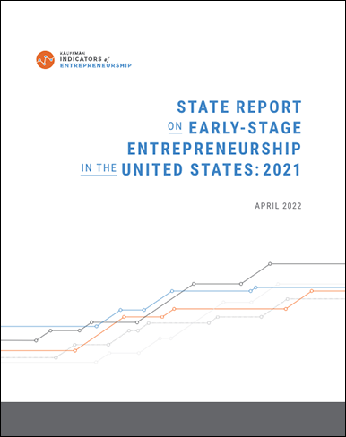 Cover of 2021 Early-Stage Entrepreneurship State Report